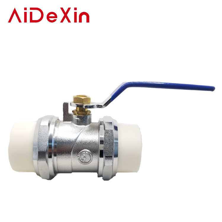 黃銅PPR雙活接球閥